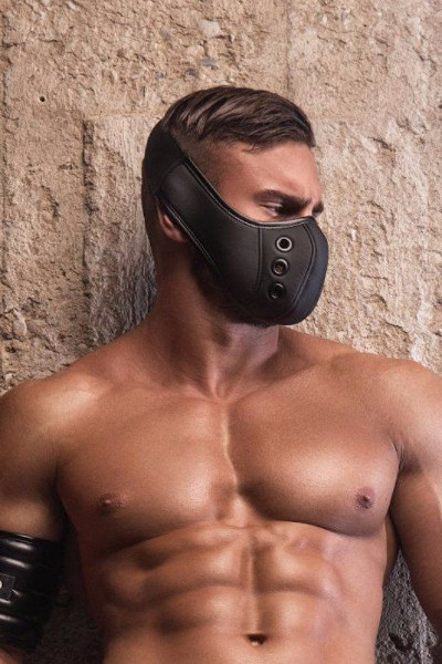 sexy man in mask hunk